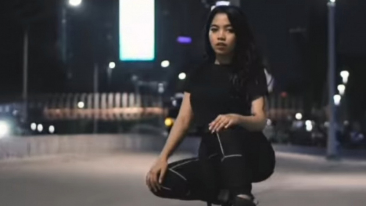 Oklin Fia sebelum mengenakan hijab (Instagram/@lambe__danu)