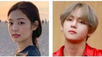 Foto Diduga V BTS dan Jennie BLACKPINK Dalam Satu Ruangan Bikin Gempar Publik