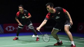 Wakil Indoneia Saling Lawan di Semifinal Gandra Putra Kejuaraan Dunia Bulu Tangkis 2022