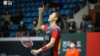 Jonatan Christie Kerja Keras Pulang Walik Belanda dari Japan Open 2022