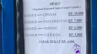 Dampak Harga BBM Naik, Tarif Angkot di Cianjur Ikut Naik Jadi Berapa?