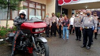 Jadi Kapolda Jatim Teddy Minahasa Dikenal juga Ketua Harley Davidson Club Indonesia (HDCI)