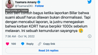 Tsamara Amany Tegaskan Mendukung Keputusan Lesti Kejora sebagai Korban KDRT, Ini Alasannya!