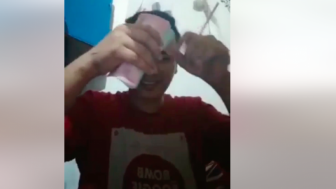 Video Napi Pria di Cianjur Pamer Uang Hasil Nipu TKW Ternyata Video Lama Usang