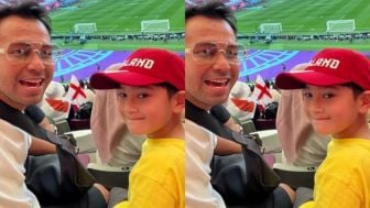 Gara-gara Ini Publik Puji Rafathar Anak Raffi Ahmad yang Nonton Piala Dunia 2022 Langsung di Stadion