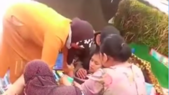 Kabar Bahagia dari Cianjur, Seorang Ibu Baru Melahirkan di Posko Pengungsian