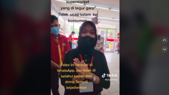 Viral, Video Pegawai Minimarket Nangis Minta Maaf Gara-Gara Tidak Ucap Salam ke Konsumen