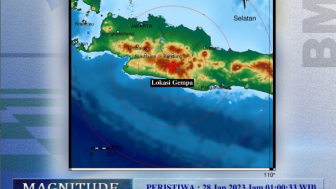 Waspada, Gempa Magnitudo 4,0 SR Mengguncang Bandung Dini Hari Tadi