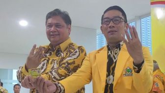 Ridwan Kamil Gabung dengan Golkar, Airlangga: Waktunya Raih Kemenangan