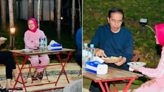 Jokowi Camping di IKN, Netizen: Presidennya Sederhana, Pejabatnya Mewah