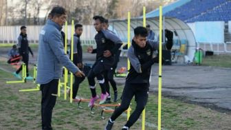 Timnas Indonesia Dibuat Heran Latihan di Lapangan Setengah Botak, Lawan Suhu Dingin  Jelang Piala Asia U-20