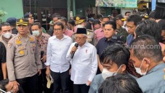 Wapres Maruf Amin dan Menteri BUMN Turun Langsung ke Lokasi Terdampak Kebakaran