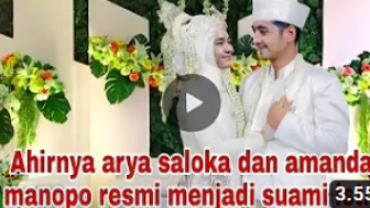 CEK FAKTA: Amanda Manopo Resmi Menikah dengan Arya Saloka