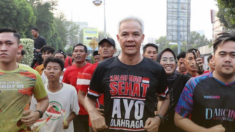 Ganjar Pranowo Menginspirasi dengan Olahraga, Tidak Tanggapi Sindiran Anies Baswedan dalam Pilpres 2024