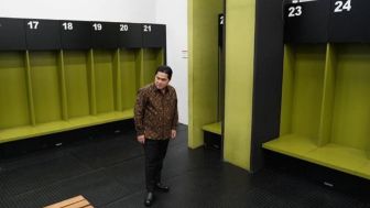 Ketum PSSI Erick Thohir Sidak SUGBK Jelang FIFA Matchday, Soroti Kenyamanan Ruang Ganti