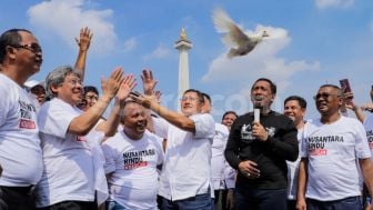 Anas Urbaningrum Ngeles saat Ditanya Kapan Digantung di Monas, Ini Jawabannya