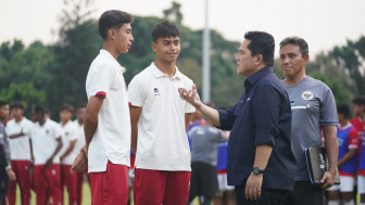 Ketum PSSI Erick Thohir Berikan Motivasi ke Pemain Seleksi Timnas Indonesia U17, Pastika Tak Ada Pemain SepertiIni!