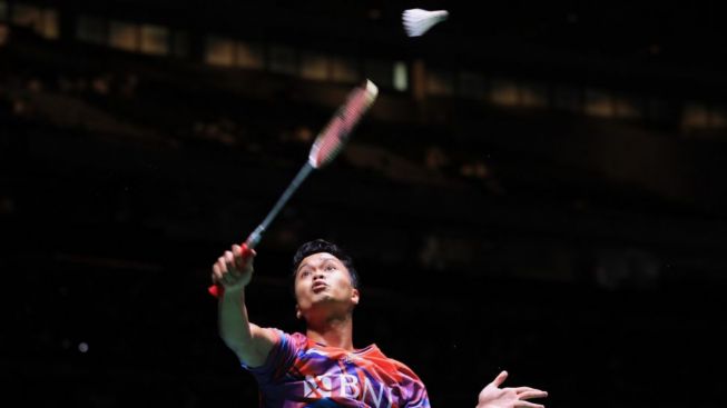 Meski Jatuh Bangun, Anthony Sinisuka Ginting Tak Mampu Kalahkan Viktor Axelsen