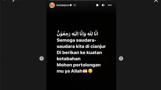 Doa Lesti Kejora, untuk Korban Gempa Cianjur
