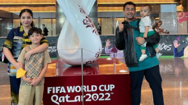 Argentina Kalah, Rafathar Tetap Senang Nonton Langsung Lionel Messi di Stadion