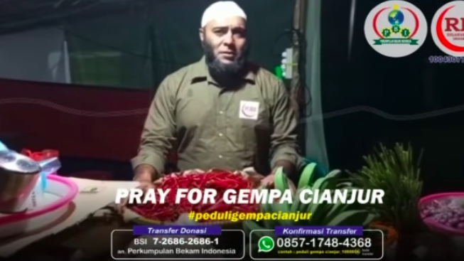 Ini yang Dilakukan dr.Zaidul Akbar Terhadap Para Korban Gempa Cianjur, Perlu Makanan Berserat dan Nutrisi