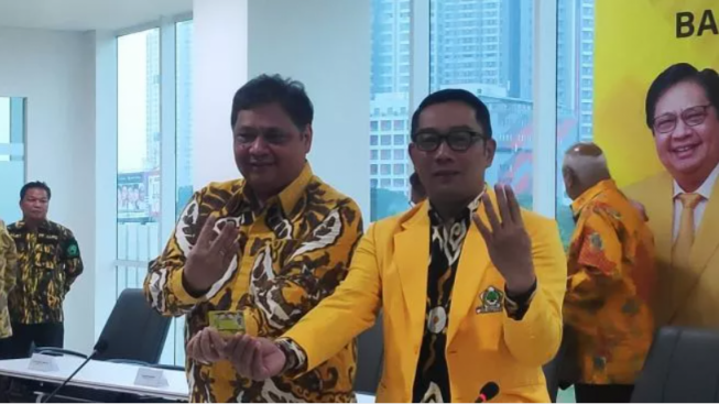 Ridwan Kamil Gabung Golkar, Airlangga Singkirkan Dedi Mulyadi?
