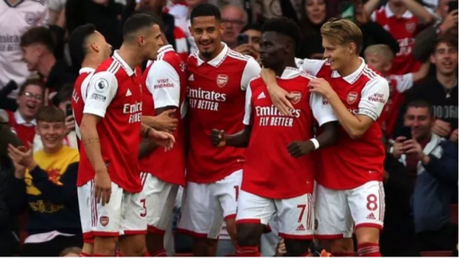 Menang Dramatis, Arsenal Kembali Kuasai Puncak Klasemen Liga Inggris