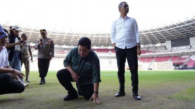 Capai Batas, Erick Thohir Larang Penggunaan Stadion Utama GBK Jelang Piala Dunia U-20