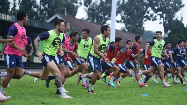 Jelang PERSIB Vs Dewa United di Liga 1, Penguasaan Bola dan Penyelesaian Akhir Jadi Fokus Latihan Skuat Maung Bandung