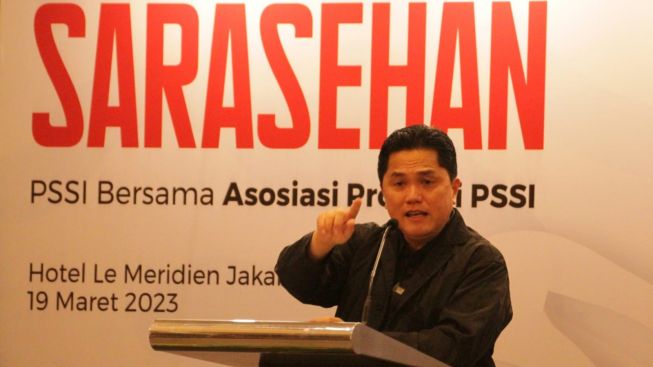 Erick Thohir Ajak Asprov PSSI untuk Fokus Pembinaan Pemain Usia Muda