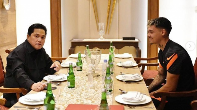 Piala Dunia U20 Terancam Dibatalkan, Erick Thohir Malah Makan Bareng Nikmati Pepes Ikan dengan Shayne Pattynama