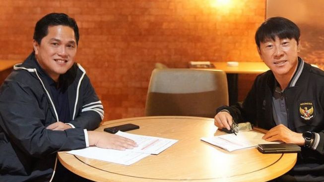 Shin Tae-yong dan Erick Thohir Menetapkan Target Ambisius untuk Sepakbola Indonesia