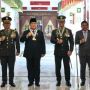 Menhan Prabowo Terima 4 Bintang Kehormatan dari Panglima TNI dan Kepala Staf Angkatan