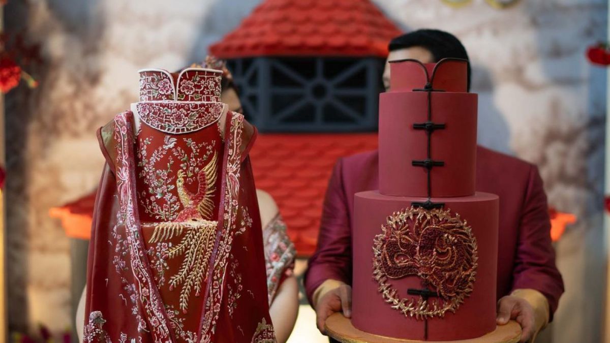 Tina Toon menggelar acara lamaran atau sangjit dengan Daniel. [(Instagram @tinatoon101)]