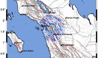 Pinangsori Sibolga Digoyang Gempa Bumi 4,2 Magnitudo