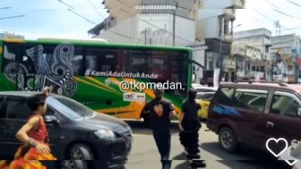 HUT Kota Medan ke-432, Warga Malah Ngamuk Keluhkan Macet Parah Gegara Jalan Ditutup