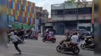 Viral Video Tawuran Pelajar di Jalanan Medan, Warganet: Anak Citayam Jauh Lebih Baik