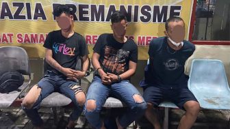 3 Pria Mencurigakan Terjaring Patroli Polisi di Medan, Saat Digeledah Benda Ini Ditemukan