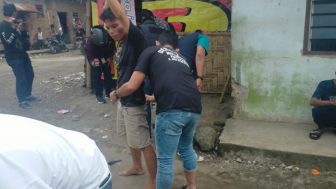 Polisi Acak-acak Kampung Narkoba di Jalan Perjuangan Patumbak, 4 Pemadat Terciduk