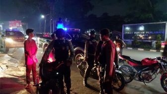 Polisi Gelar Patroli Keliling Buru Geng Motor di Binjai