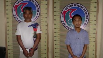 Lagi Transaksi, Polisi Tangkap 2 Pemadat Ganja di Kota Sibolga