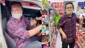 Babe Cabita Parodikan Wanita Ambil Cokelat di Alfamart, Endingnya Bikin Ngakak