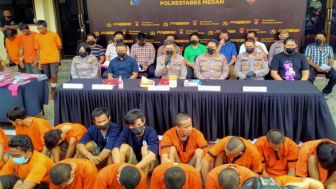 Polisi Tangkap 101 Bandit Jalanan yang Meresahkan Masyarakat Medan, Kasusnya Seram !