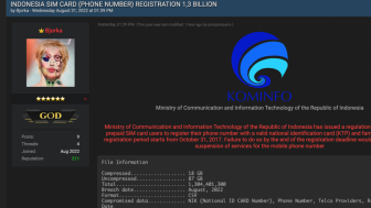 Kebocoran Data Registrasi Kartu SIM Menurut Kominfo Adalah Salah Operator