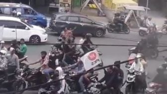 Viral Remaja Ikut-ikutan Geng Motor Konvoi Bawa Bendera PKS di Medan, Warga: Nanti Keciduk Polisi Nangis