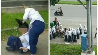 Usai Dibully, Siswi SMP di Medan Dipukul-Dijambak di Pinggir Jalan! Videonya Viral