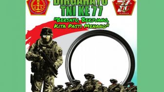 Selamat HUT Ke-77 TNI, Inilah 16 Contoh Ucapan dan Twibbon HUT TNI Ke 77