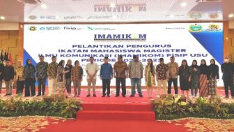 Ikatan Mahasiswa Magister Ilmu Komunikasi Fisip USU 2022-2023 Resmi Dilantik