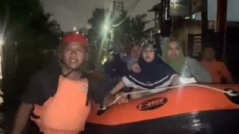 15 Warga Medan Johor Mengungsi Karena Banjir