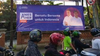 Spanduk Anies Baswedan Dipasangkan dengan Aher dari PKS, Sinyal Kuat Koalisi Baru